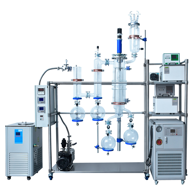 6 Inch Glass Wiped (Thin) Film (Molecular) Distillation System