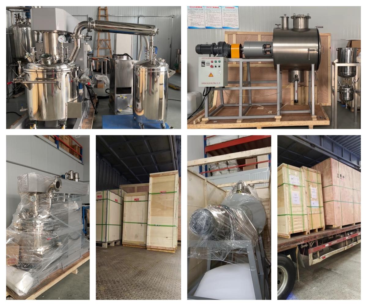 Jacketed liftable reactor & vacuum mixing&drying equipment(1)