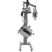 50L Liftable And Rotary Jacketed Stainless Steel Reactor