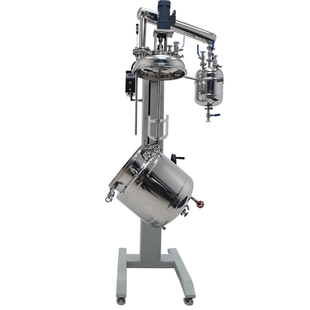 50L Liftable And Rotary Jacketed Stainless Steel Reactor