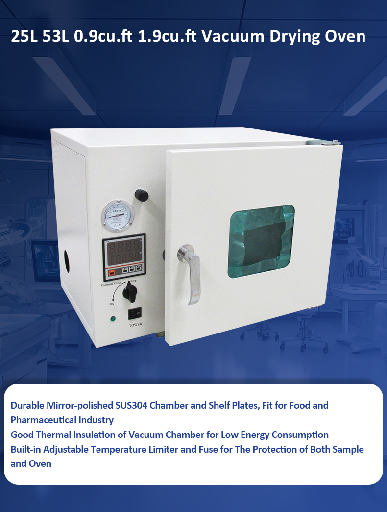 25&53L vacuum drying oven