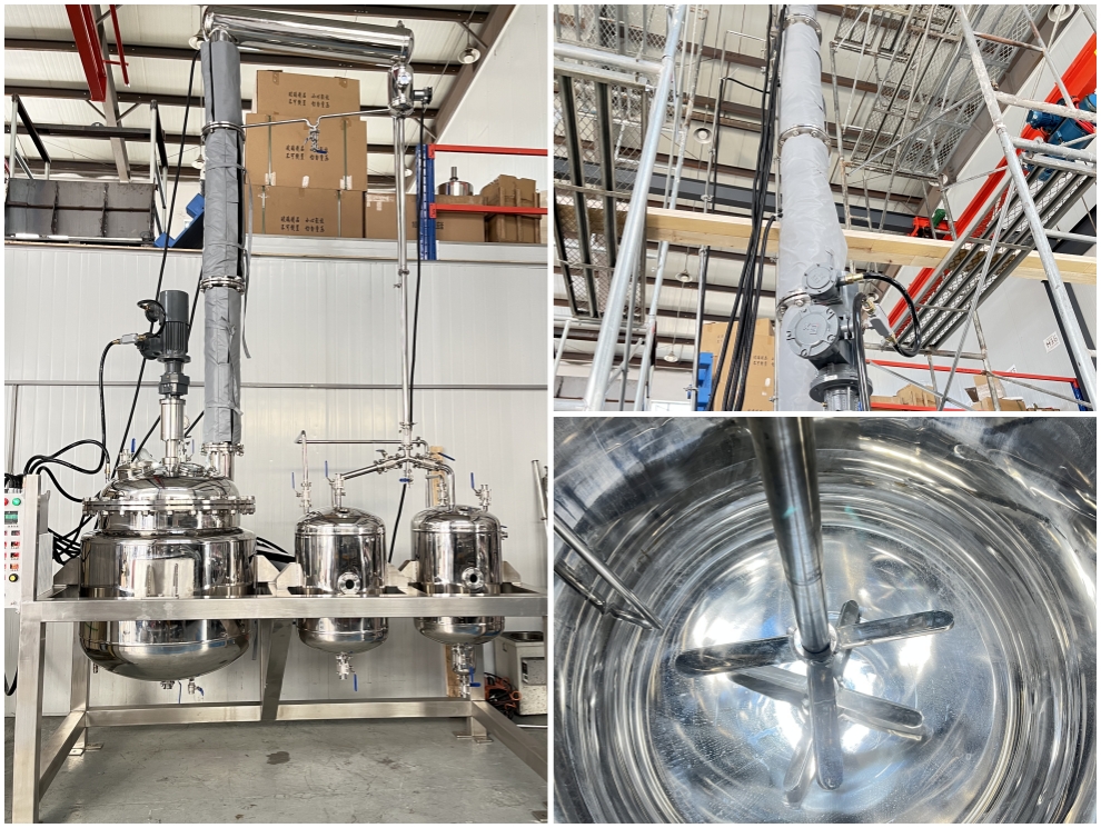 400L ss fractional distillation