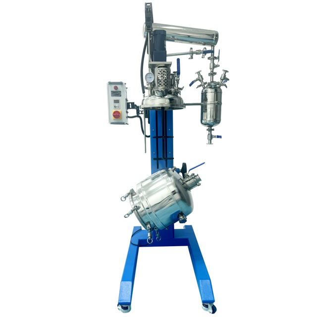 50L Liftable And Rotary Jacketed Stainless Steel Reactor