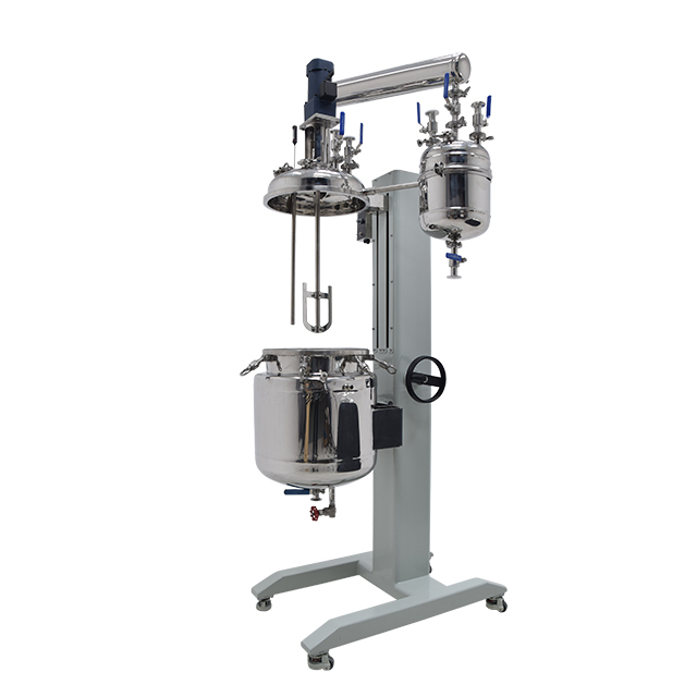 30L Liftable And Rotary Jacketed Stainless Steel Reactor