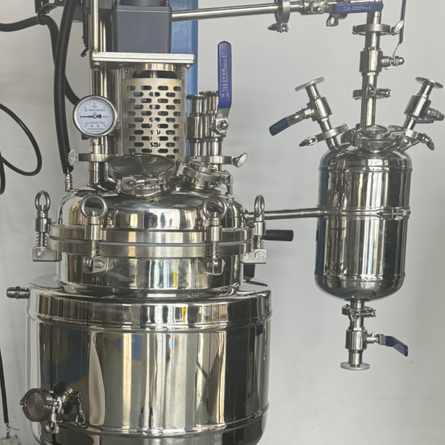 50L Liftable And Rotary Jacketed Stainless Steel Reactor