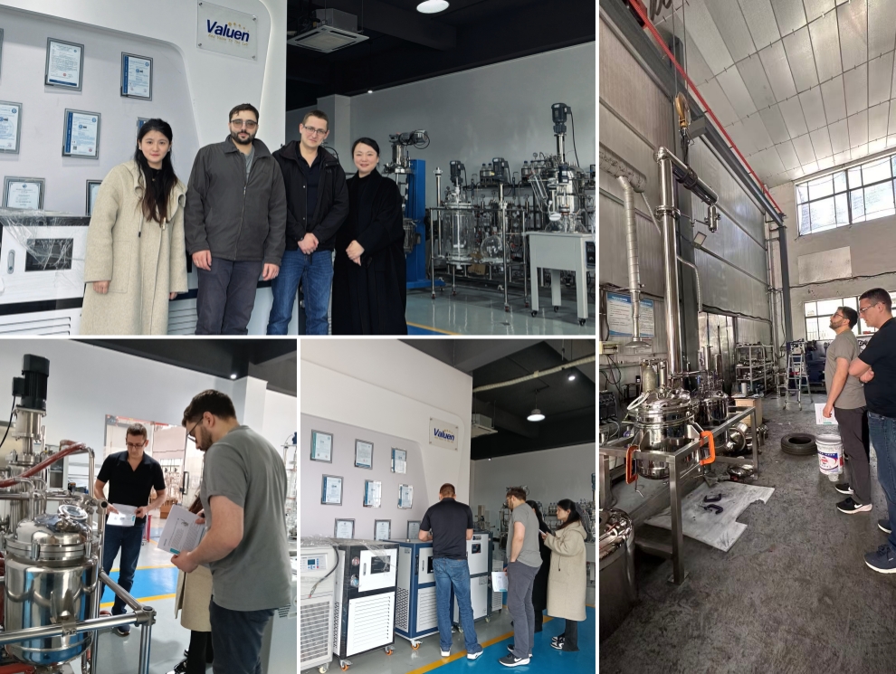 Latvian Client Visits Our Shanghai Factory Following Successful Fractional Distillation Equipment Delivery